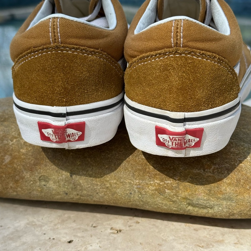Vans Women's Brown Suede Sneakers - Picture 5 of 8